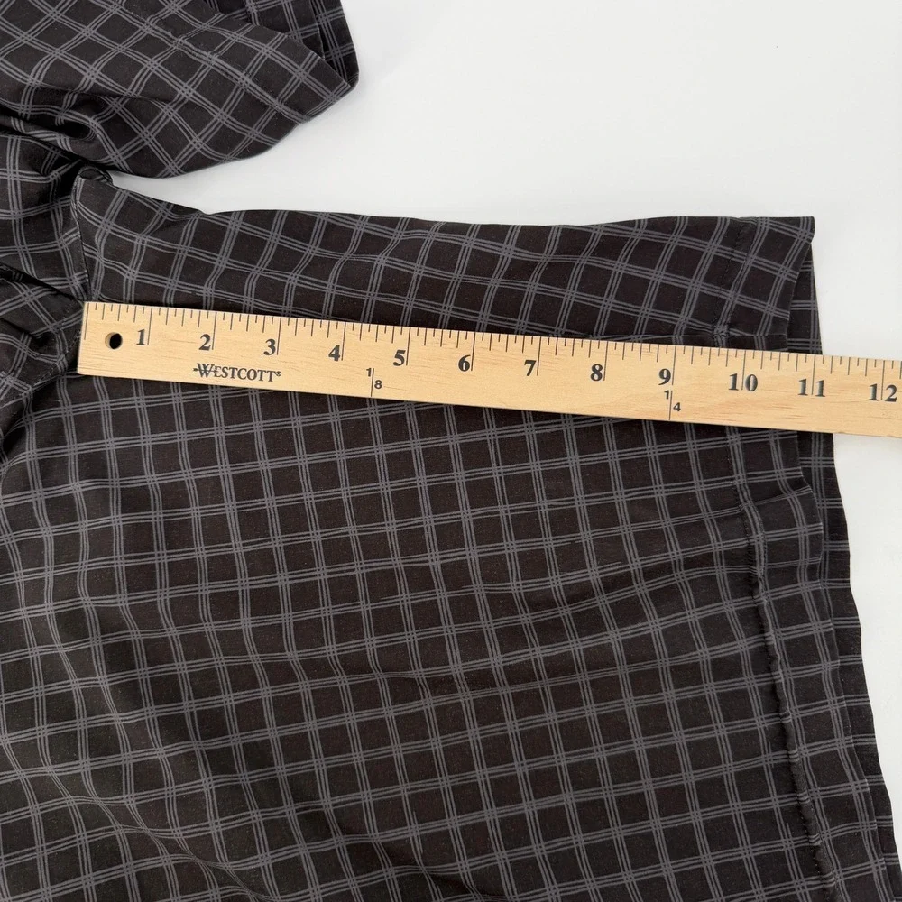 Smartwool Performance Shorts Mens XL Black Grid Plaid Merino Lining Hiking Swim